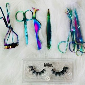 New Eyelash and Tweezer Set Bundle